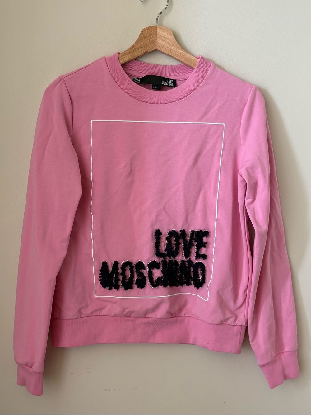 Love Moschino Pink Crewneck size 4/ Small